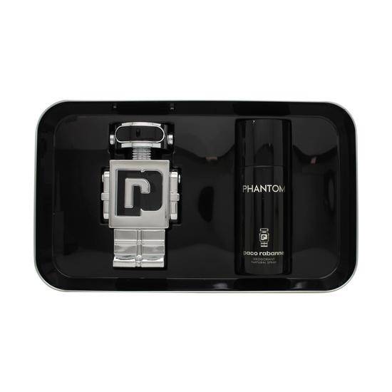 Paco Rabanne Phantom Gift Set 100ml Eau De Toilette + 150ml Deodorant Spray