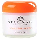 Star Nail International Ultra Clear Nail Acrylic Powder 1.6oz- Extreme Pink