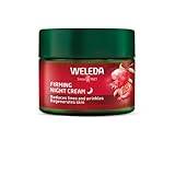 WELEDA Organic Firming Night Cream - Natural Cosmetics Natural Anti Ageing Face Cream with Pomegranate Seed Oil & Maca Peptides Moisturising Cream Reduces Wrinkles and Regenerates the Skin (1 x 40 ml)