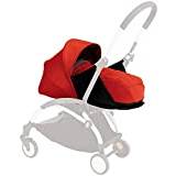 BABYZEN YOYO 0+ Newborn Pack, Red - Includes Mattress, Canopy, Head Support & Foot Cover - Requires YOYO2 Frame (Sold Separately)
