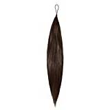 Human Hair Addition Silky Straight 24" Colour 4 - Chestnut Brown (Versatile Ponytail and Braid Hair Switch)