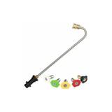 Moon-High Pressure Washer Kit, Wash Lance Compatible with Karcher K2 K3 K4 K5 K6 K7, with 5 Adjustable Angle Nozzles for Washing Home, Windows and