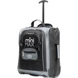 MiniMAX (45x36x20cm) easyJet Maximum Cabin Trolley/Carry On Suitcase with Backpack and Pouch, Pack The Max, 2 Years Warranty - Black / x1