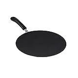 Royal Cuisine 30Cm Black Aluminium Non Stick Chapatti Pancake Flat Fry Tawa Pan