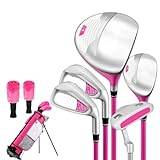 Golf Driver,Golf Clubs Package Set,Junior Boys' Individual Golf Clubs,Age Range 9-12 Years Old,Right Hand (Color : Pink)