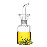 HAIZEEN 150ml/5oz Olive Oil & Vinegar Dispenser with Non Drip Spout - Oil Pourer Dispensing Bottles for Kitchen and BBQ