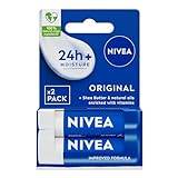 Nivea Original Lip Balm duo pack x 2, 4.8 g