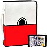 440 Game Cards Album Collectors Holder Storage Organizer Case with 55 Premium 8-Pocket Sleeves Collectible Book Fits for PM TCG/ M.T.G/ C.A.H./ Baseball Football Sports Card Trading Card Binder 