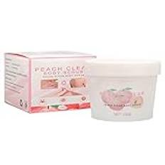 Peach Flavor Organic Body Scrub Set, 100g Comfortable Gentle Body Exfoliator Face Scrub Ice Cream Body Scrub Shower Scrub Skin Exfoliant for Body