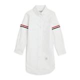 Thom Browne Kids Oxford Shirt Dress (2-12 Years) - white - 10 yrs