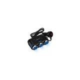 Dual USB Port 3 Way Auto Car Cig arette Lighter Socket Splitter Charger DC 12V Plug Adapter