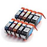 CLI-521/ PGI-520 2 sets Compatible Ink Cartridges WITH CHIPS - CLI521 / PGI520