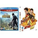 Black Panther [3D Blu-Ray] [2018] [Region Free] & Ant-Man and the Wasp [Blu-ray] [2018]
