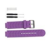 Huabao Watch Strap Compatible with Garmin Approach S20 S5 S6,Adjustable Silicone Sports Strap Replacement Band for Garmin Approach S20 S5 S6 Smart Watch (Purple)