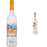Grey Goose L'Orange Flavoured Vodka, 70cl & Essences White Peach & Rosemary Natural Flavoured Vodka Spirit Drink, Made with Vodka, Infused With Real Fruits & Botanical Essences, 30% ABV, 70cl / 700ml