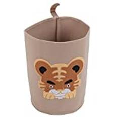 PENO Foldable Toy Basket with Animal Look Baby Design Bathroom Laundry Basket Hobby Room Tiger