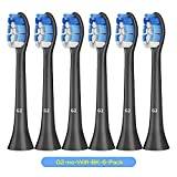 giss Gum Health Toothbrush Heads Fit For Phillips Sonicare Toothbrush HX6068 HX6730 HX6930 HX3220 HX9023/65 HX9033 HX6250 2/3 Series (Color : G2-no Wifi-6BK)