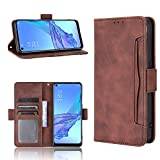 Oppo Reno8 Pro 5G Case [Wallet Case] [Kickstand] [Card Slots] [Magnetic Flip Cover] Compatible with Oppo Reno8 Pro 5G Smartphone(Brown)