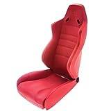 Veenewy Simulation Cabin Car Seat Chair Model Decoration for 1/10 Axial SCX10 III 90046 Wrangler RC Accessories Car Spare Parts on, Red