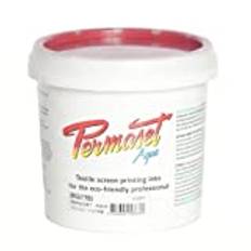Permaset Aqua Standard 1 Litre Bright Red - Screen Printing Ink for Fabric - Ideal Screen Printing Kit for Home Office, Starter Kit, Fabric Paint, Screen Printer and Other Fabric Ink