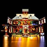 LED Light Set for Lego Home Alone, Remote Control Decoration Lighting Set for Lego 21330 Exclusive Collectible Kit Creative Toy Lights (Only Lights Set, No Lego Model)