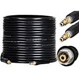 15M High Pressure Washer Hose Kit Compatible with Karcher K2 K3 K4 K5 K6 K7, Replacement Jet Wash Hose with Quick Connect Adapter, Pressure Washer Accessory - Click Plug Cleaning Pipe Extension Hose