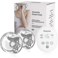 Wearable Breast Pump Hands Free Double Portable Breast Pumps 16 Levels Suction Breastfeeding Milk Collector