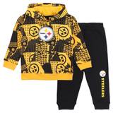 Pittsburgh Steelers Drop Set Fleece set - Toddler - 3T
