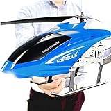 ADYOLTB 2 Battery Super Large 3.5 Channel RC Helicopters For Adult Outside Electric Remote Control Helicopters For Kid Boy Gift Scale Model Drone Aircraft Toy Rechargeable Battery LED Light