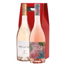 Whispering Angel + The Beach Rosé Wine in a Double Wine Gift Box