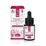 Helan I Rimedi - Ancient Rose Petal Macerated Face Oil for Skincare with Anti-Wrinkle, Nourishing Action - 100% Natural Origin with Bio Sweet Almond Oil & Vitamin E, Floral Scent - Made in Italy, 15ml