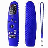 Remote Cover for LG AN-MR600 LG AN-MR650 AN-MR20GA AN-MR19BA Remote Control, Silicone Protective Case Cover Shockproof Anti Slip Protector for LG Smart TV Remote(Blue)