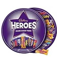 Heroes Chocolate Tub 550g Delicious Tasty And Twisty Treat Gift Hamper For Birthday,Christmas,Easter