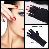 SHEIN UV Gloves for Gel Nail Lamp Professional UV Protection Gloves for Manicures Nail Art Skin Care Fingerless Anti UV Glove Protect Hands from UV Harm