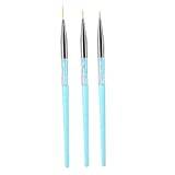 Gel Nail Polish Pen, Durable Nail Liner Brush, Not Easy To Fall Off Salon Shop for Home(blue)