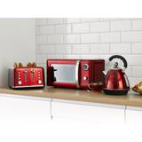 Red Kensington Kettle, Toaster & Microwave Bundle