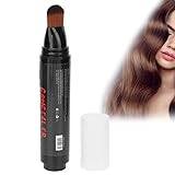 20ml Disposable Haircolor Touch Up Pen Lasting Hair Coloring Pen Portable Root Touch Up Pen Hair Dye Brush Pen for Easy Quick Hair Root Coverage(Brown)