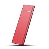 Bias&Belief Portable SSD External SSD USB 3.1 High Speed 480MB/s,External Storage Ultra-Slim Solid State Drive,Compatible with WIN7/8/8.1/10,Android,1TB,Red