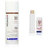 ultrasun SPF30 Tan Activator Body 150ml & Ultra Lip Protection SPF30, 4.8 g