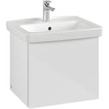 Villeroy And Boch Newo 550mm Wide 1 Drawer Wall-Mounted Vanity Unit With Basin
