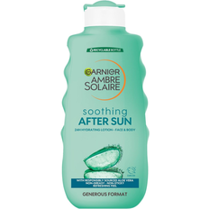 Garnier ambre solaire after sun lotion, for face & body, with naturally derived
