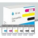 XL-Ink compatible for Canon PFI-102 (2XMBK/BK/C/M/Y) Set of 6 Inkjets