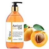 Oïléna Organic Apricot Kernel Oil 100% Pure, Natural, Vegan, No GMO - Aromatherapy Massage Oil Hair Skin Body Certified BIO Moisturizer for face, body and hair 250 ml 8.8 fl oz