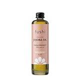 Fushi Organic Jojoba Oil 100 ml | Fresh-Pressed| Rich in Vitamin E | Best for Skin Cleansing, Dry Skin & Dry Hair | Hypoallergenic Oil | Ethical & Vegan Society Approved | Manufactured in the UK