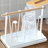 Yusat Kitchen Drain Cup Holder Portable Multifunctional Water Bottle Drying Drainer Rack for Living Room