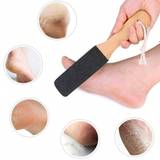 SHEIN Pack Pumice Stone Foot File  Callus Remover For Feet With Wooden Handle Pedicure Foot Scrubber To Remove Dead Skin Dry Rough Corns Skin Scraper