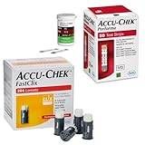 Accu-Chek FastClix Lancets + Accu-Chek Performa Test Strips | Preloaded 204 Lancet Pack + 50 Test Cassette Bundle | Saver Pack