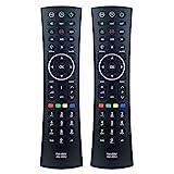 2Pcs RM-I08U RM-I09U Replace Remote Control Compatible with Humax Freesat FreeTime Satellite HDR-1800T HDR-2000T HB-1000S HDR-1000 HDR-1010S HDR-1100 HDR-1100S