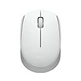 Logitech M171 Wireless Mouse for PC, Mac, Laptop, 2.4 GHz with USB Mini Receiver, Optical Tracking, 12-Months Battery Life, Ambidextrous - White