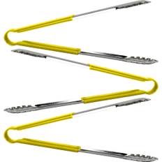 Stainless Steel Tongs 12" - yellow (38.1cm)